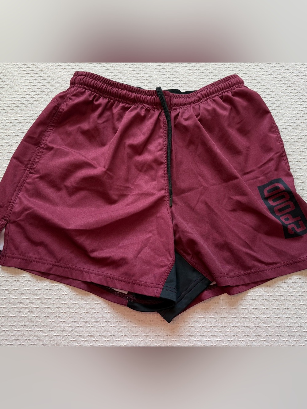 Men's 2Pood Maroon Shorts